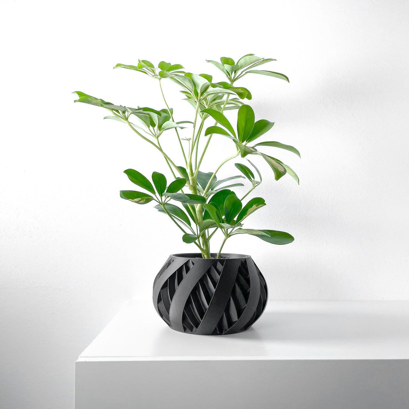 Silvo spiral indoor planter, product view 1