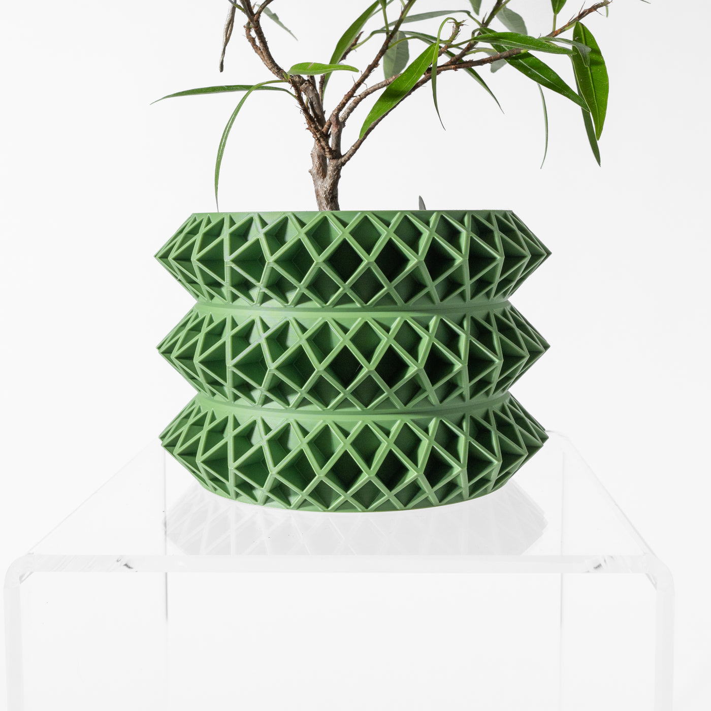 Tomo woven texture indoor planter, product view 4