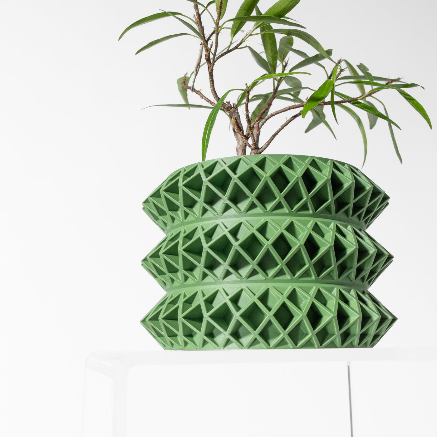 Tomo woven texture indoor planter, product view 8