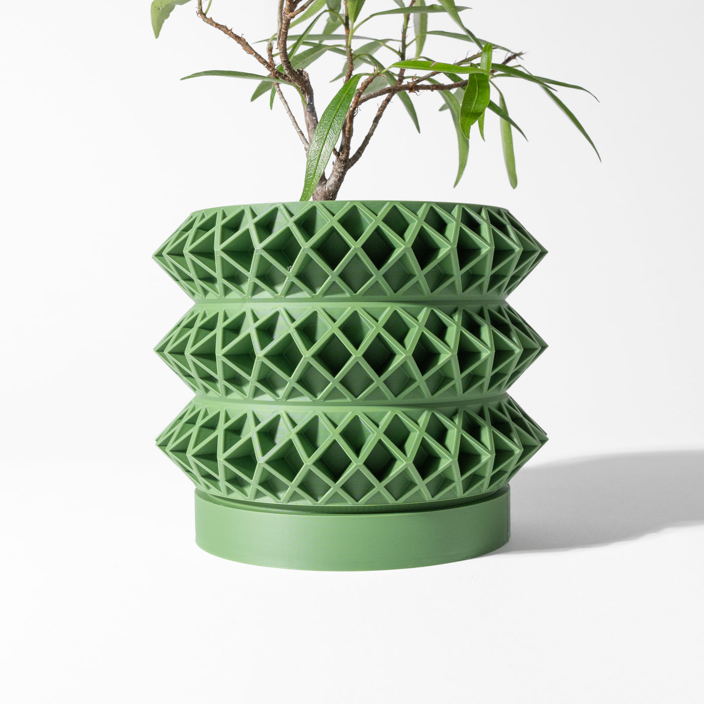 Tomo woven texture indoor planter, product view 5