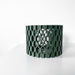 Modern orchid pot with drainage system and matching tray, functional and stylish planter for home or office.