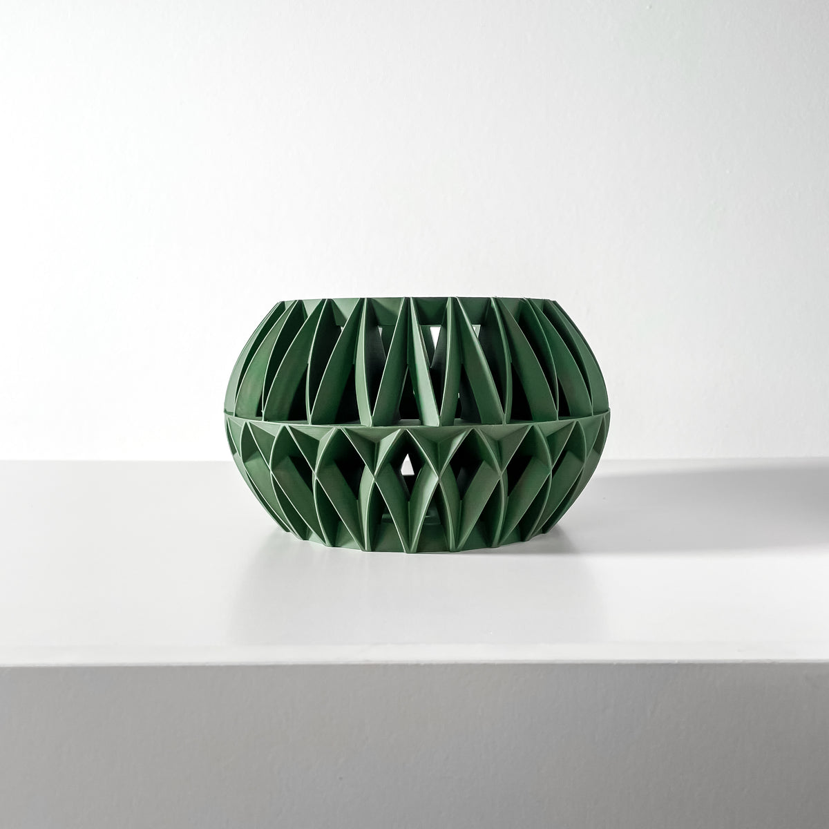 Oku angular lattice ventilated orchid pot, openwork detail