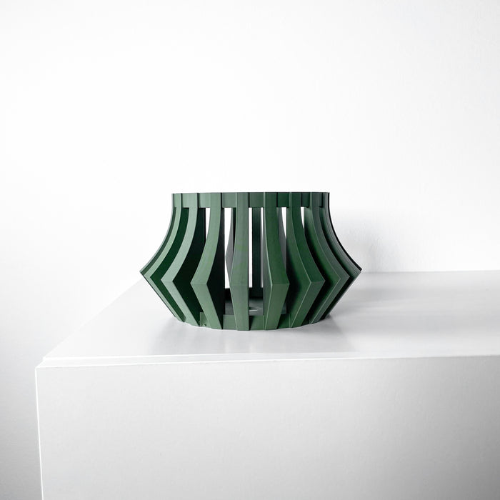 Contemporary orchid planter for plant pot with drainage, ideal for vertical garden or shelf decor