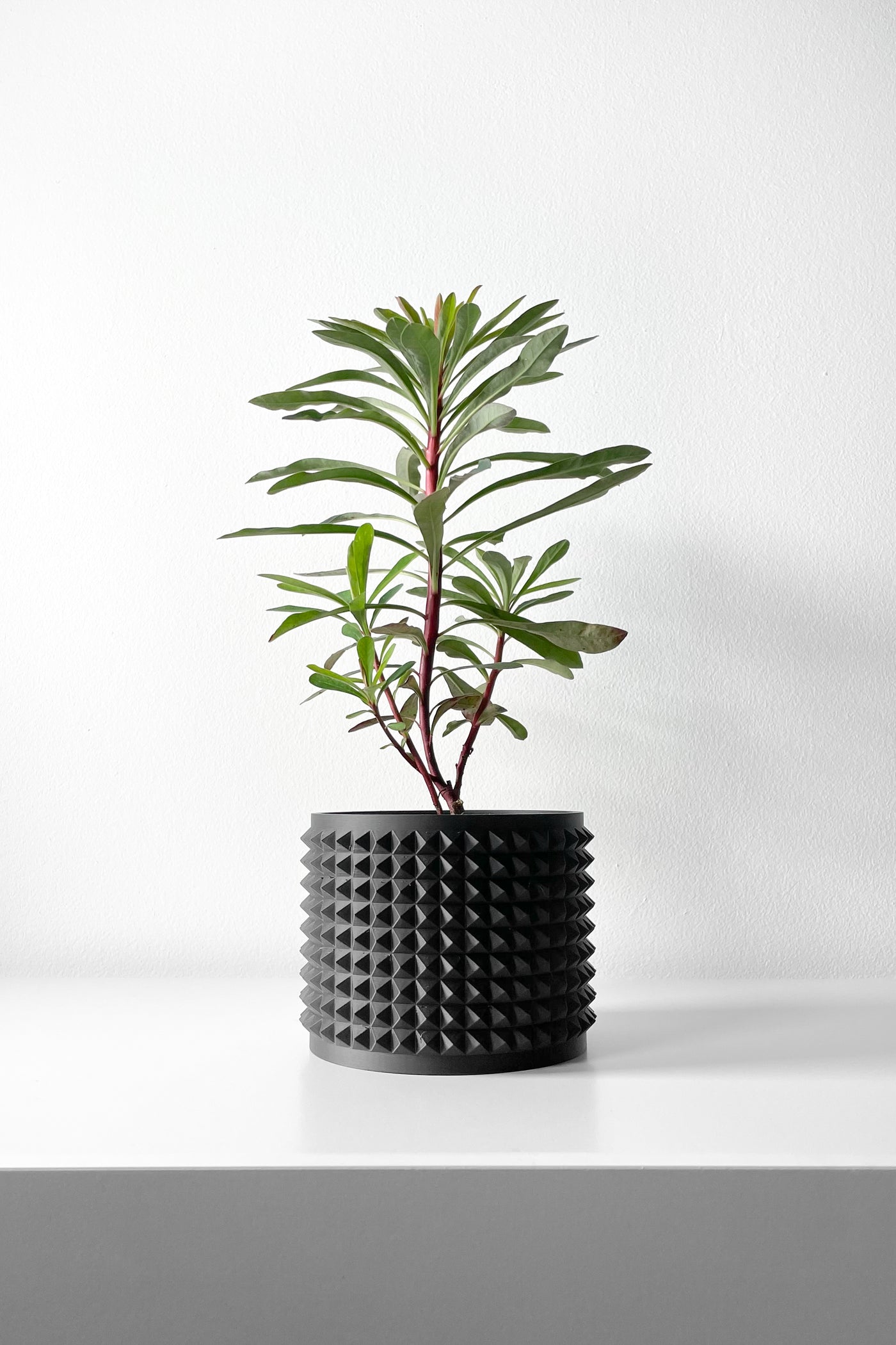 Anver spiked texture indoor planter, product view 1