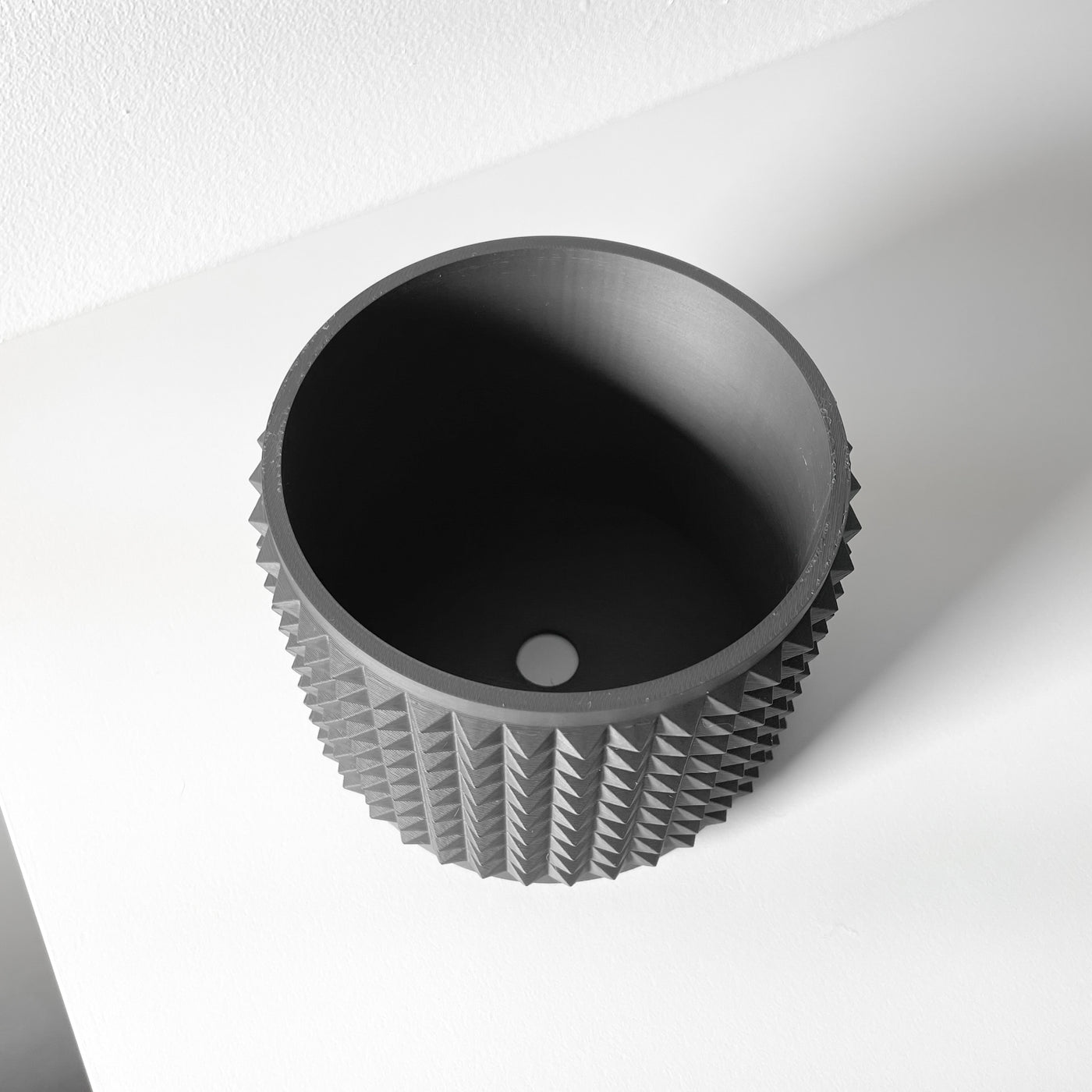 Anver spiked texture indoor planter, product view 5
