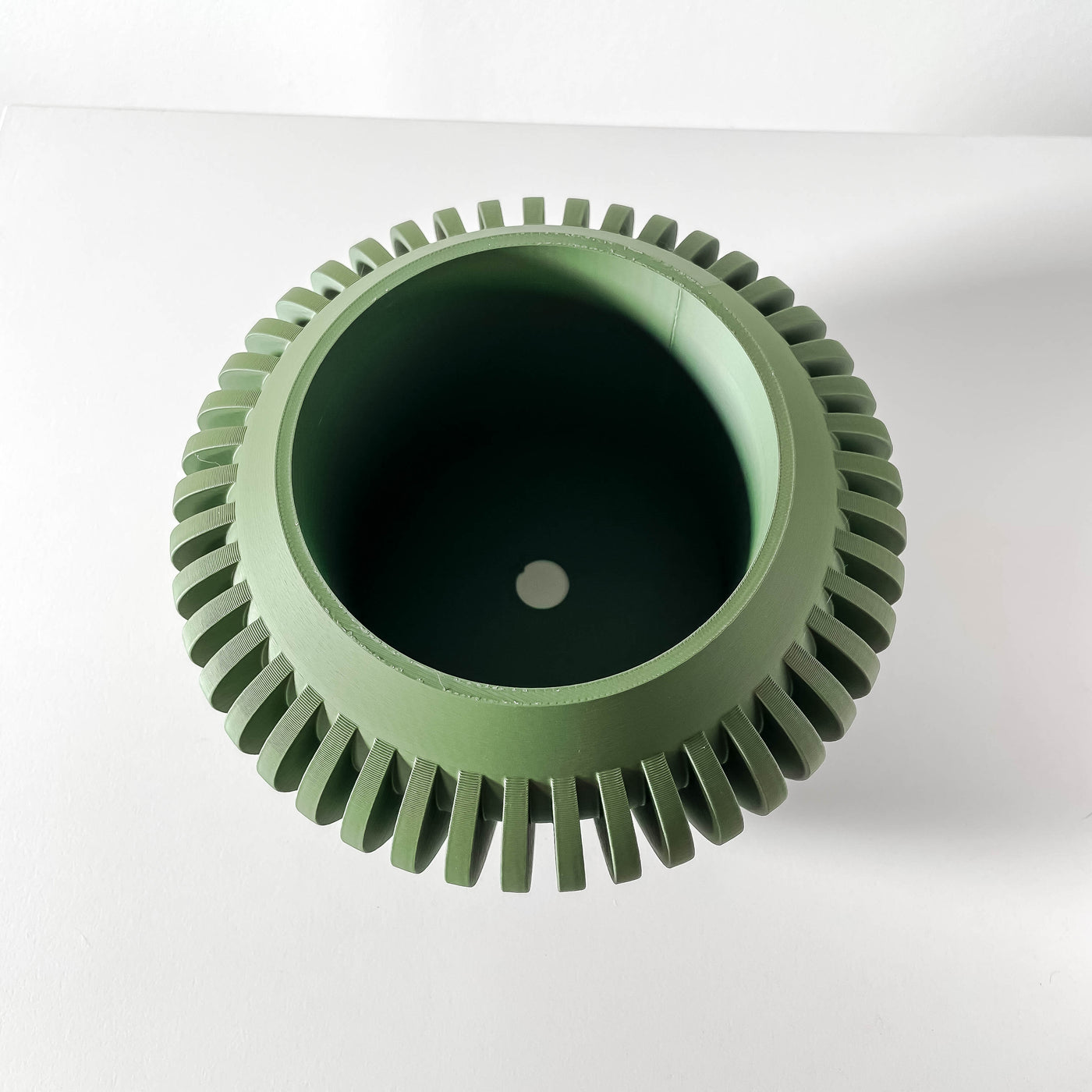 Caios textured indoor planter, product view 5