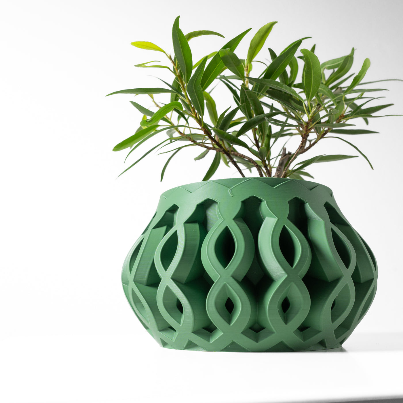 Cylas spiral indoor planter, product view 2