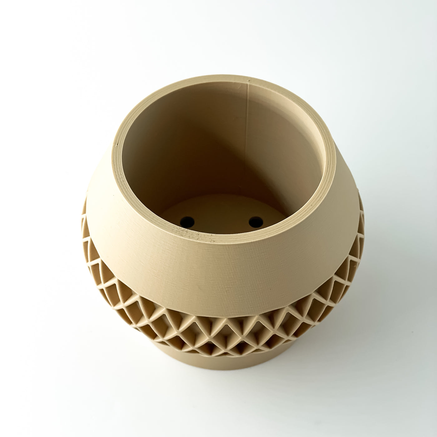 Elson woven texture indoor planter, product view 8