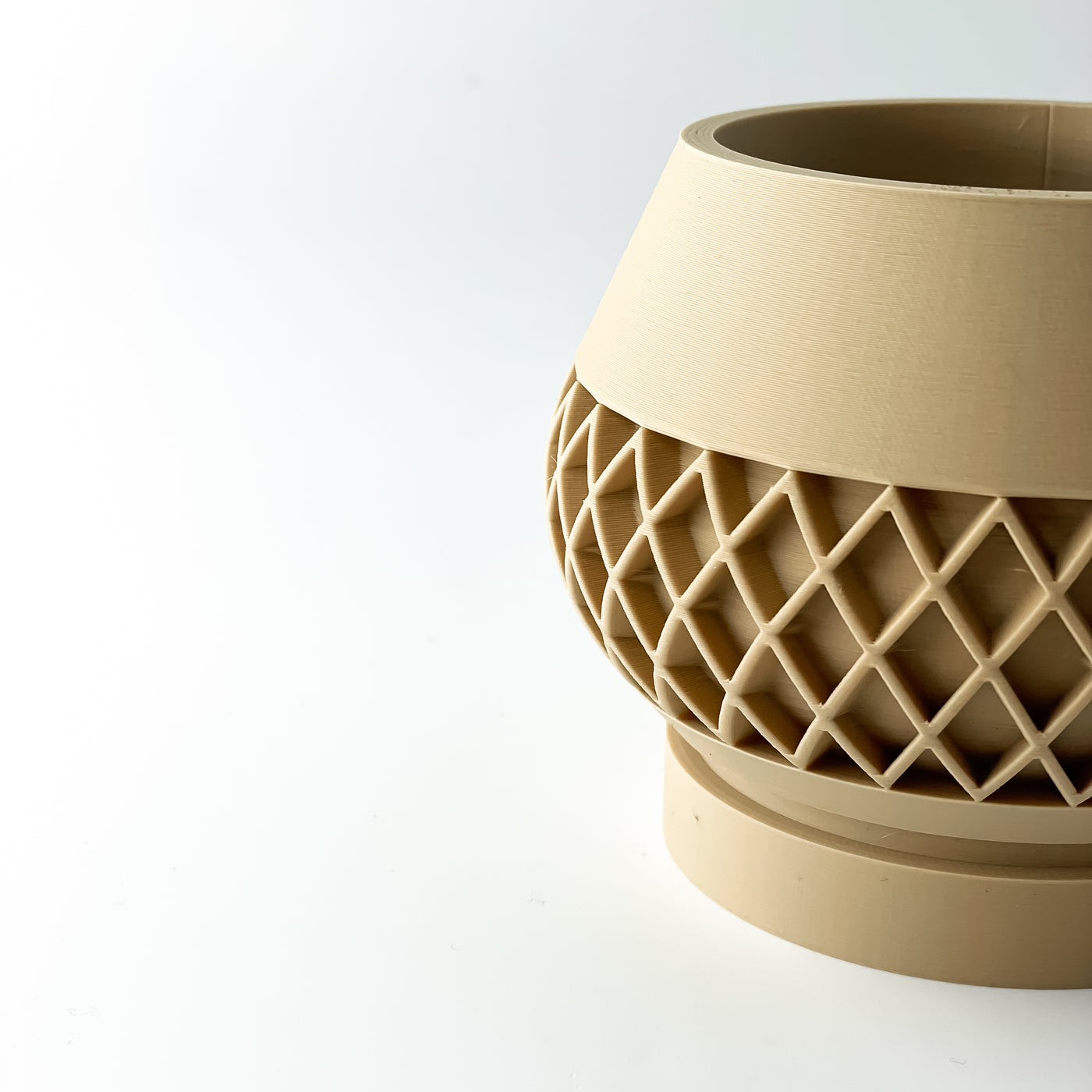 Elson woven texture indoor planter, product view 9