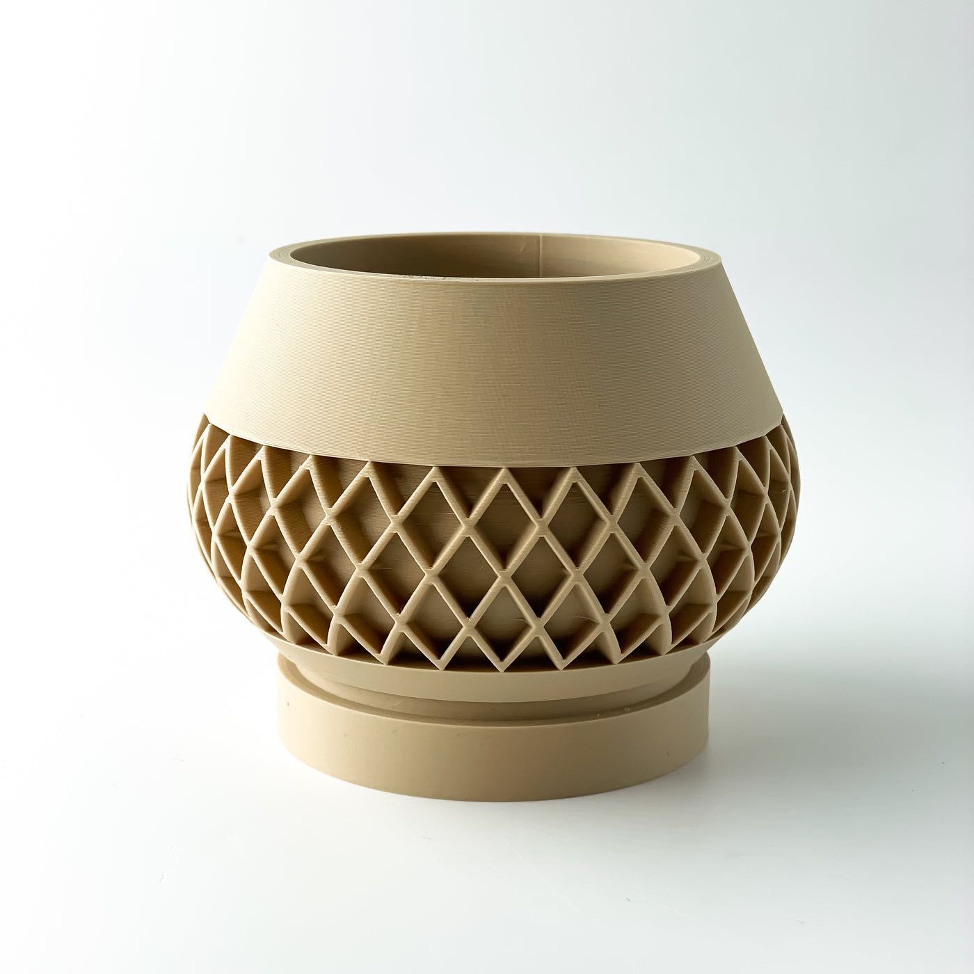 Elson woven texture indoor planter, product view 7