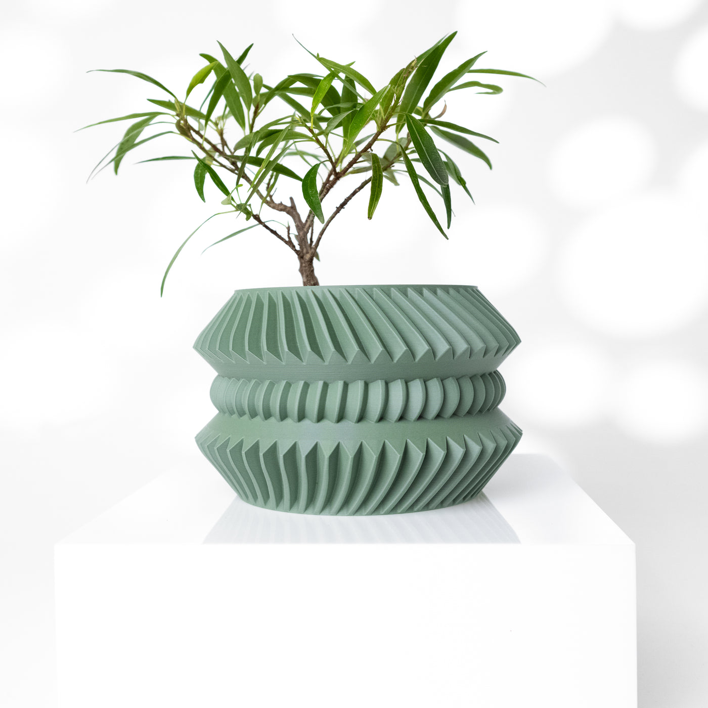 Jako ribbed indoor planter, product view 4