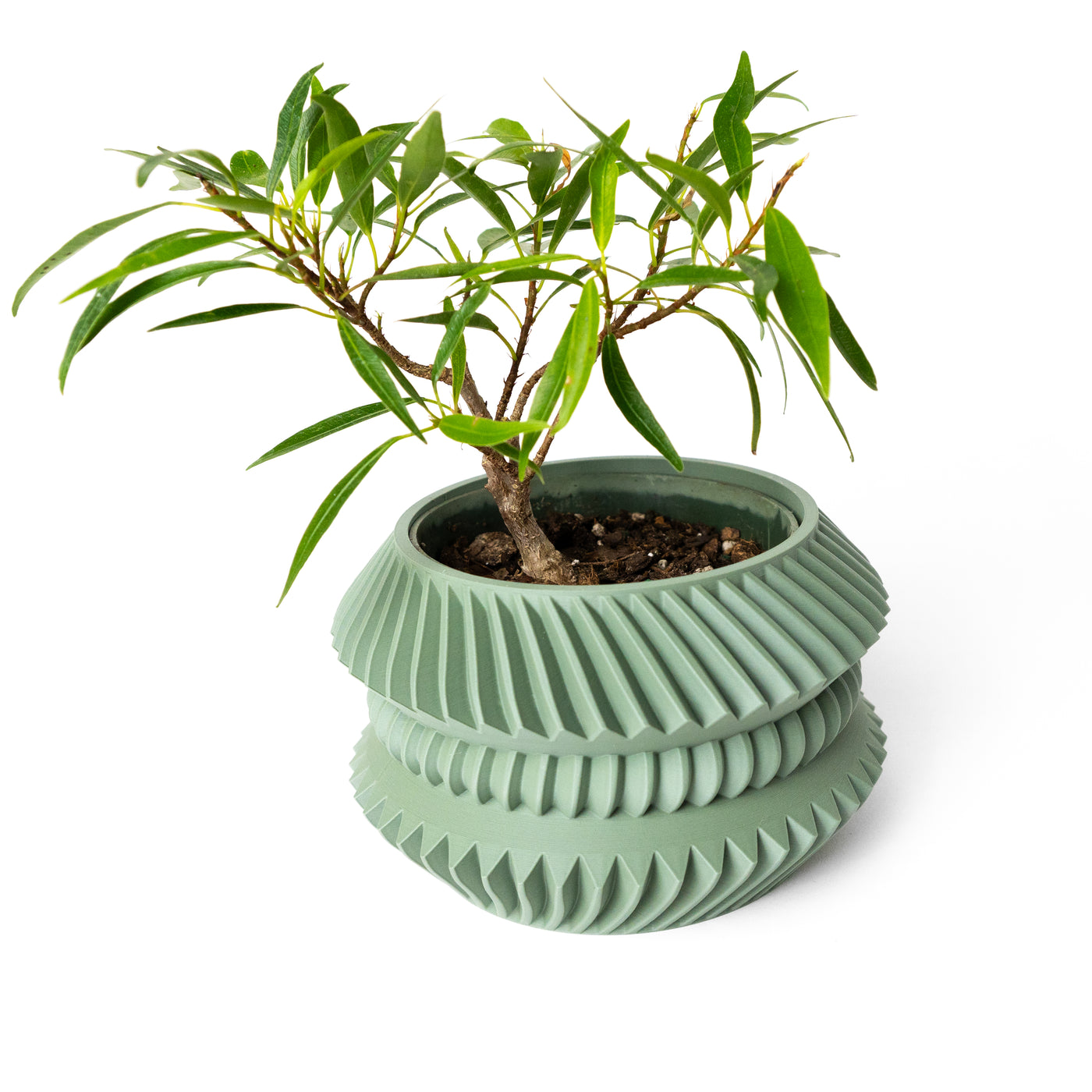 Jako ribbed indoor planter, product view 5