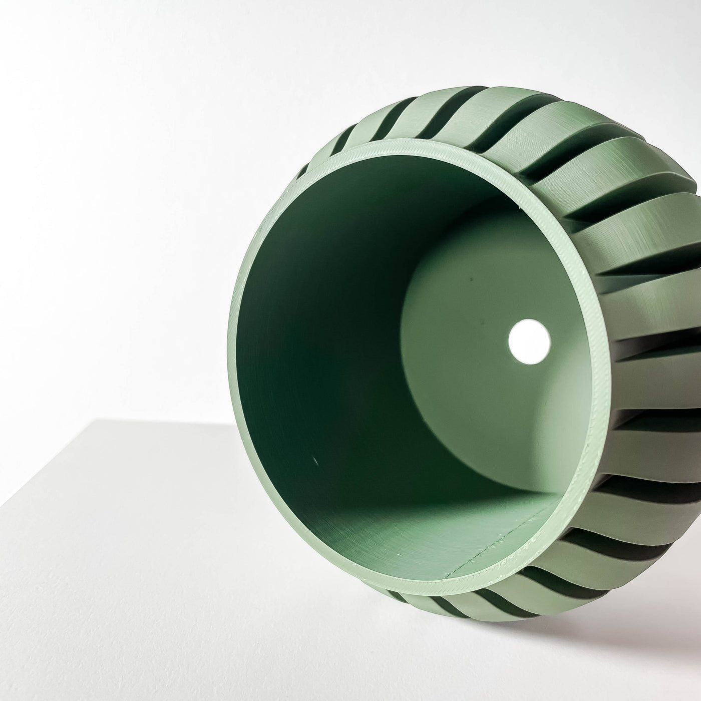 Juse geometric indoor planter, product view 3