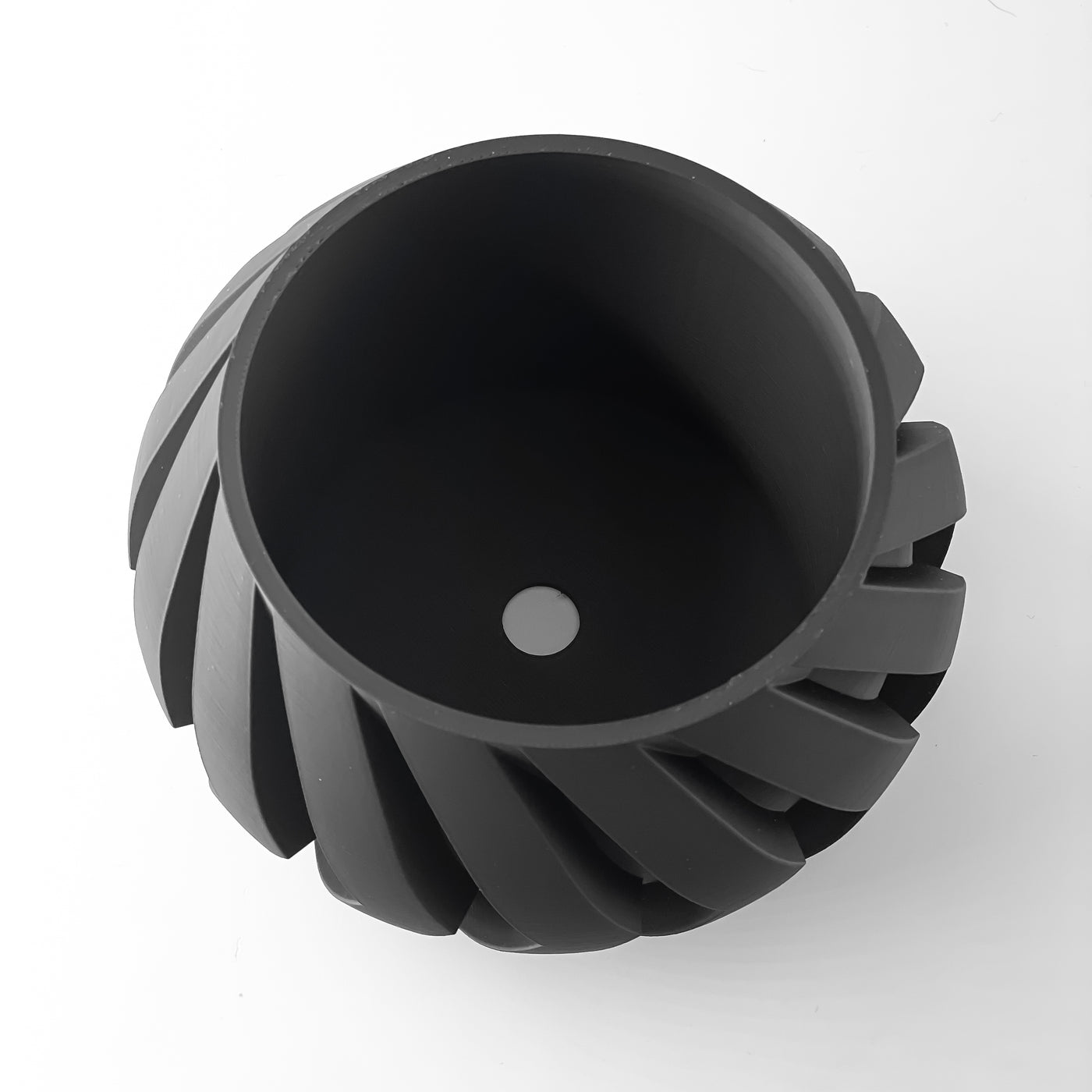 Manse flowing texture indoor planter, product view 5