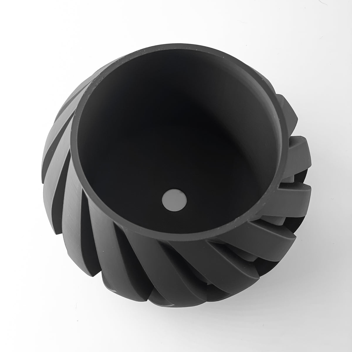 Manse flowing texture indoor planter, product view 5