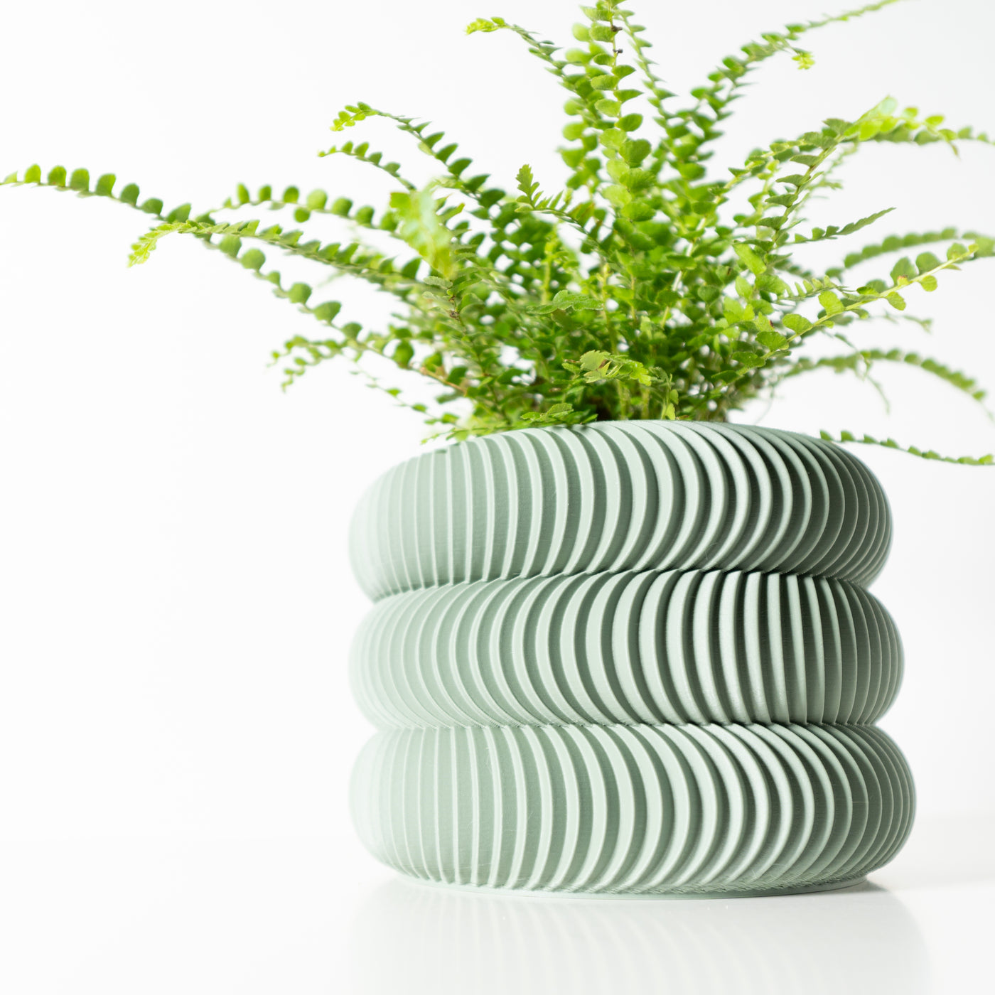 Maro flowing texture indoor planter, product view 2