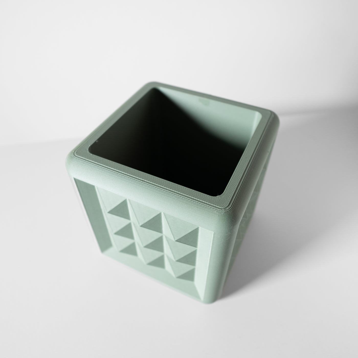 Novo square square indoor planter, product view 5