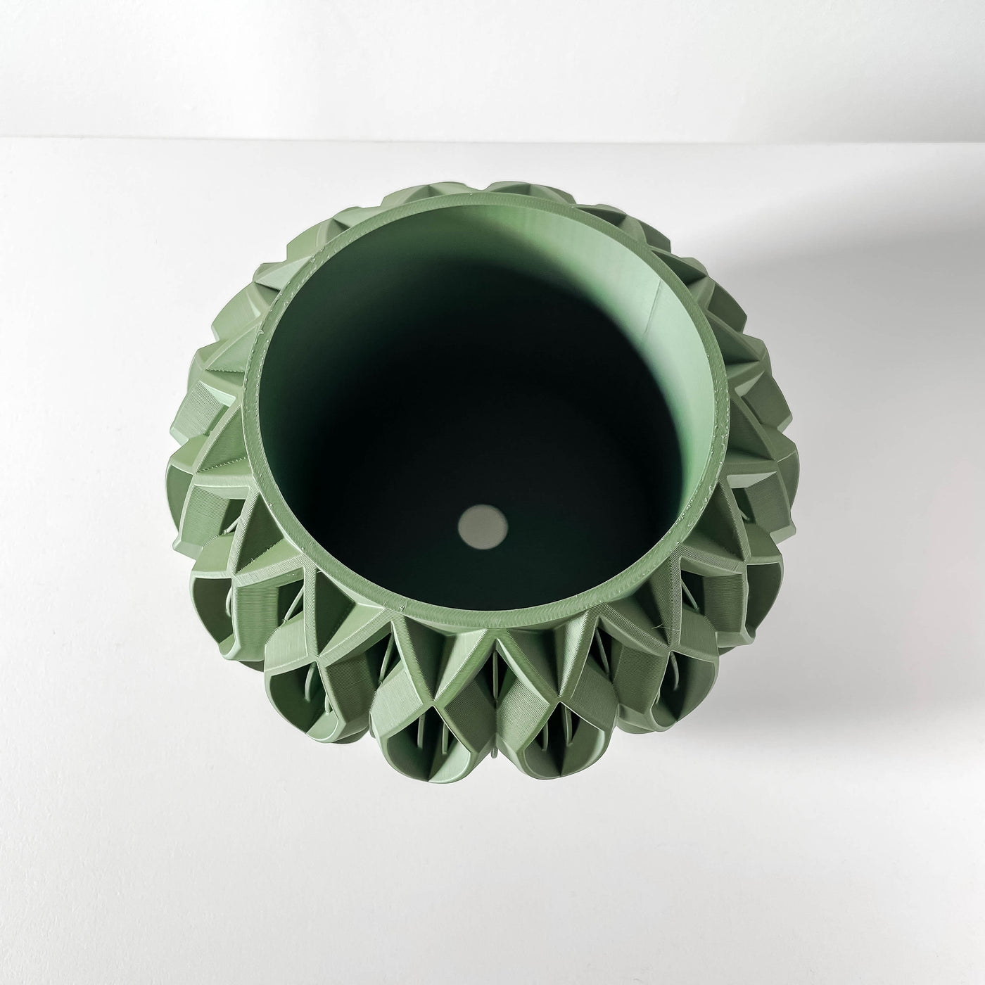 Octa woven texture indoor planter, product view 7