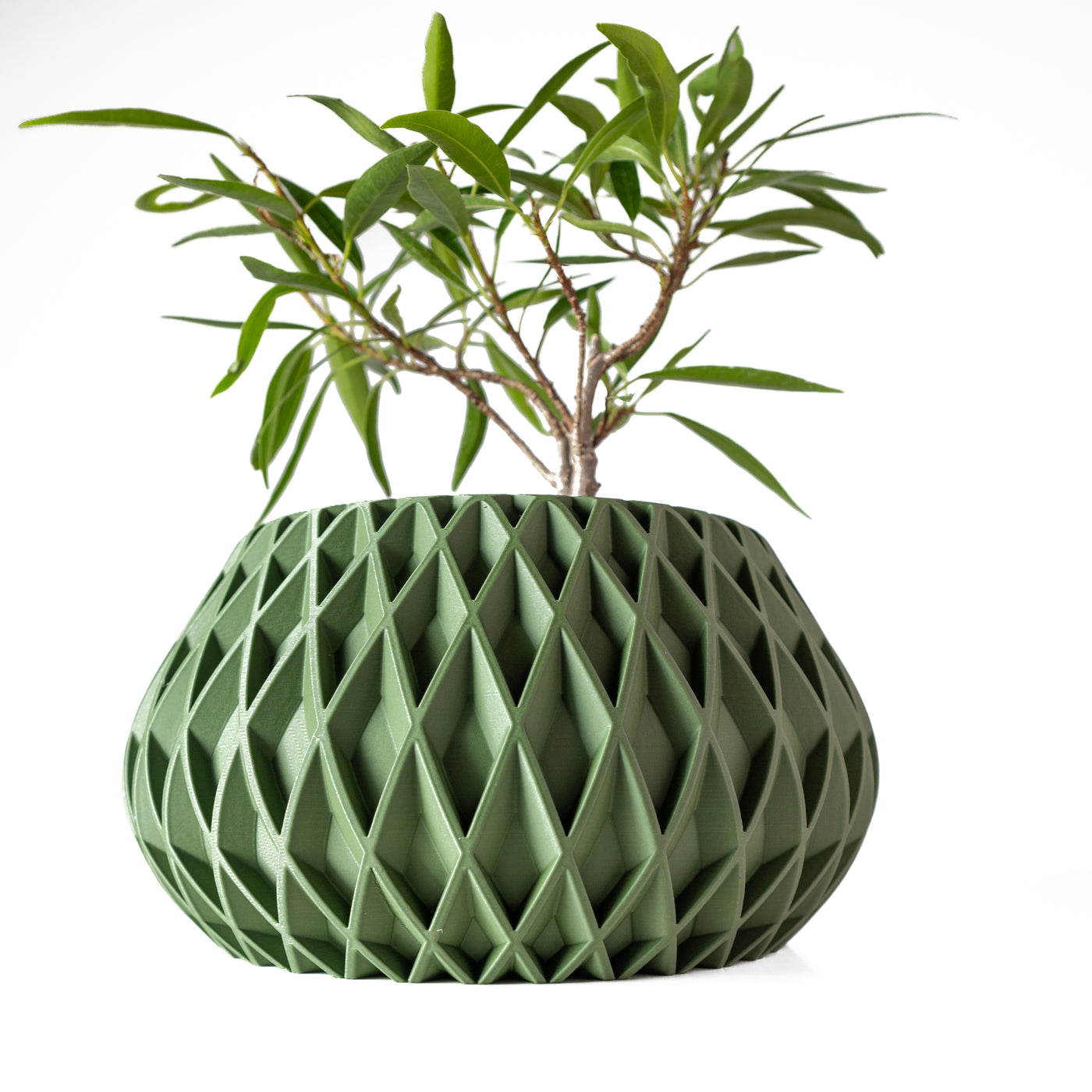 Rivio organic texture indoor planter, product view 2