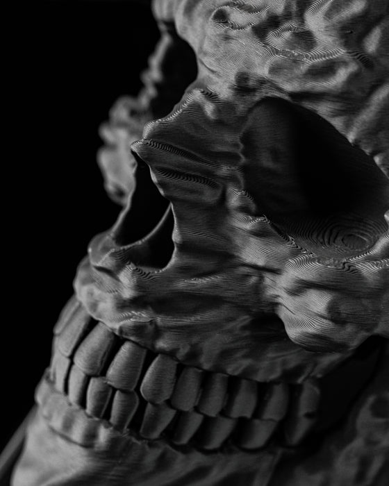 Planter Pot "Skull" - size | color options | with Drainage Hole
