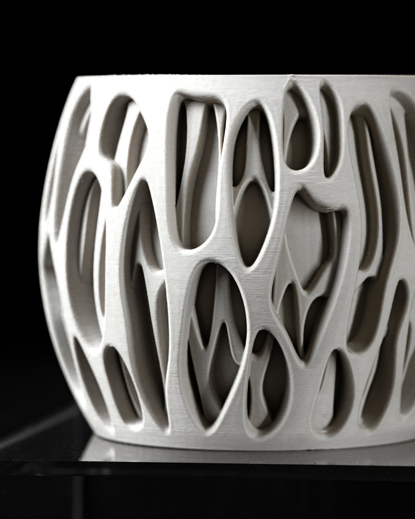 Slime woven texture indoor planter, product view 6