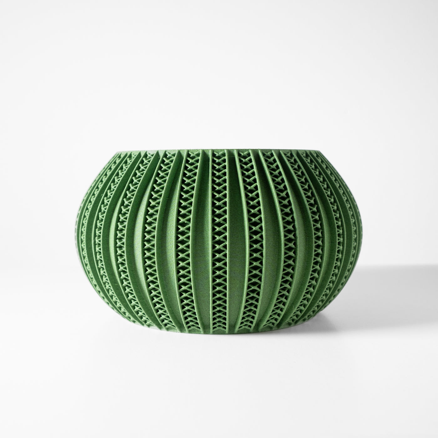 Syne ribbed indoor planter, product view 4