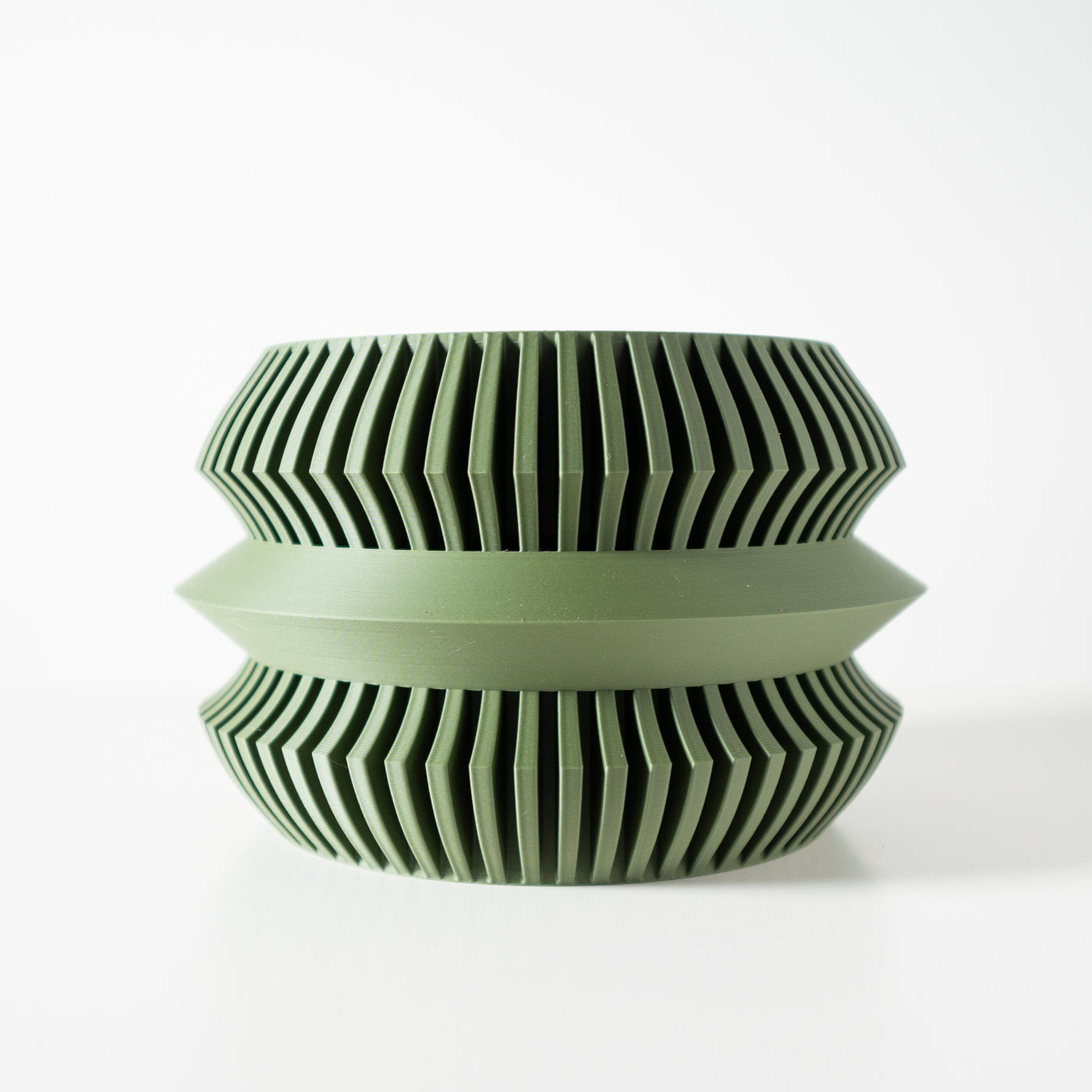 Uldol ribbed indoor planter, product view 8