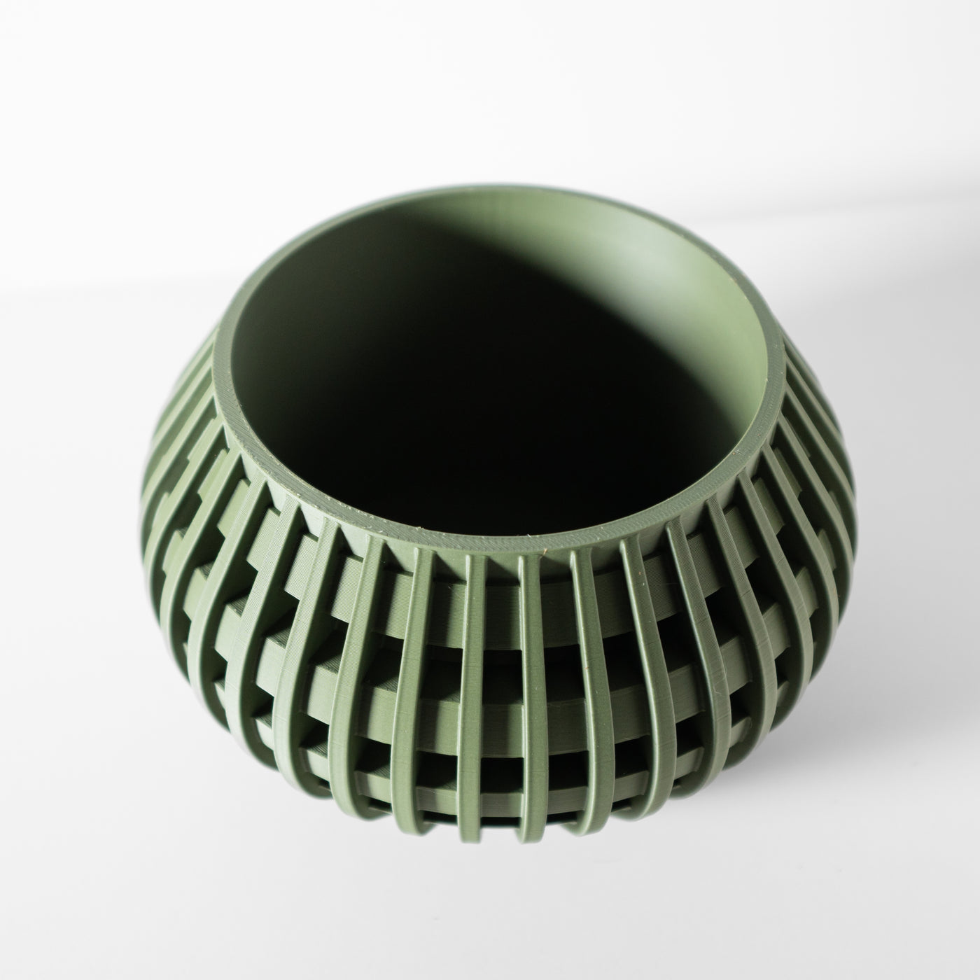 Usio ribbed indoor planter, product view 5