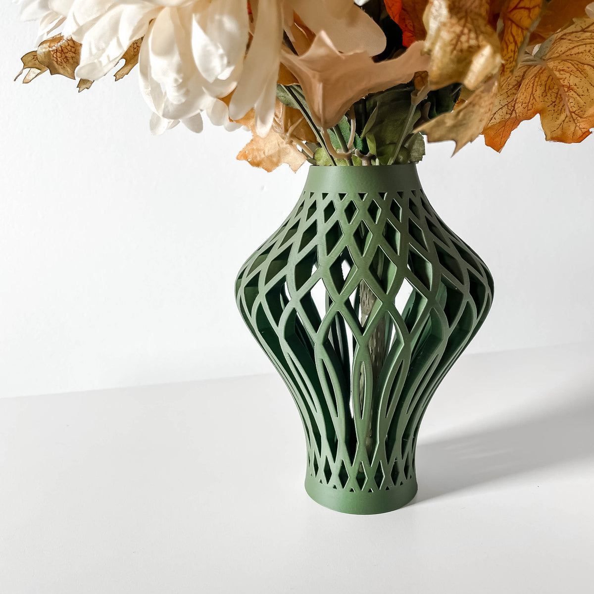Alano geometric vase for flowers, product view 2
