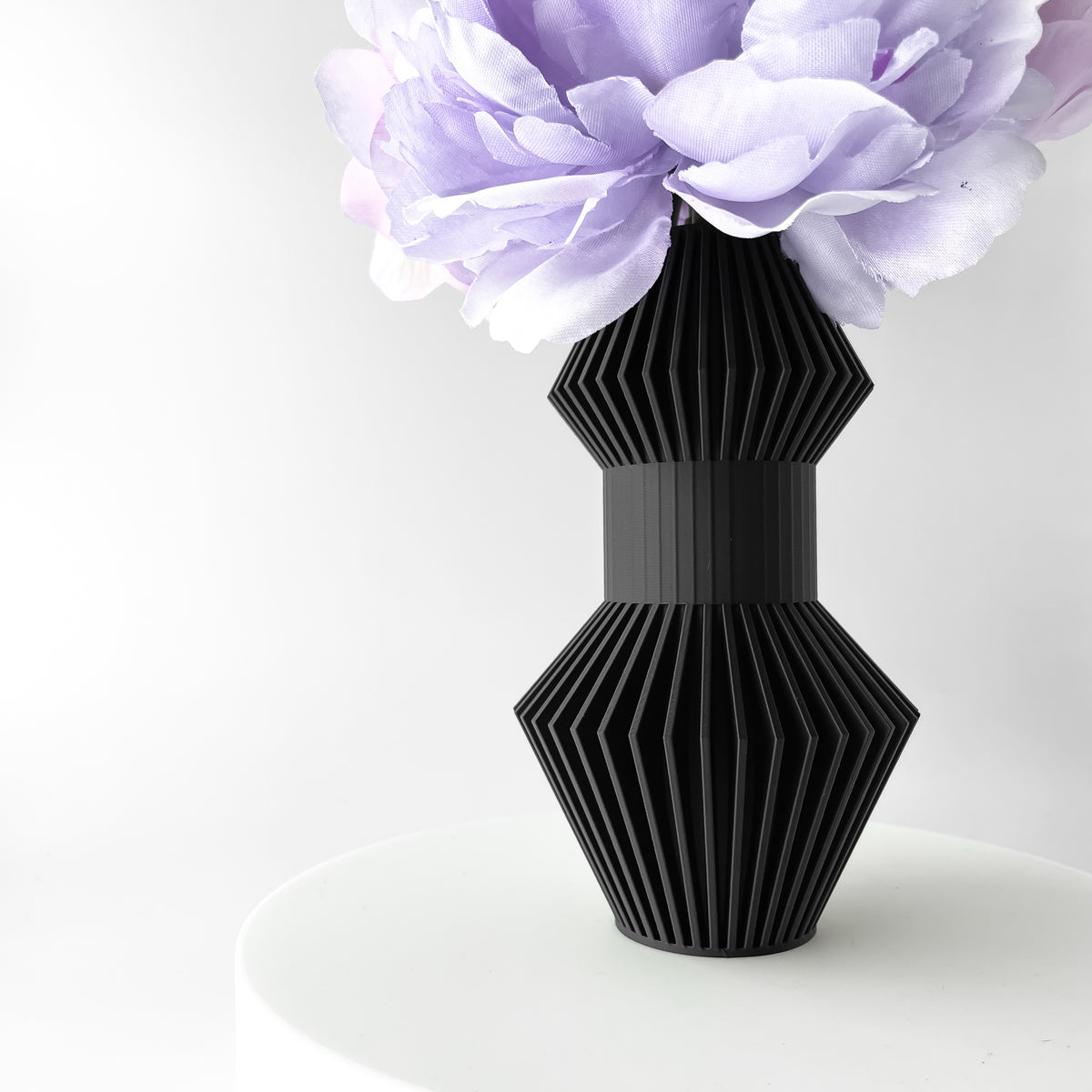 Anter ribbed vase for flowers, product view 8