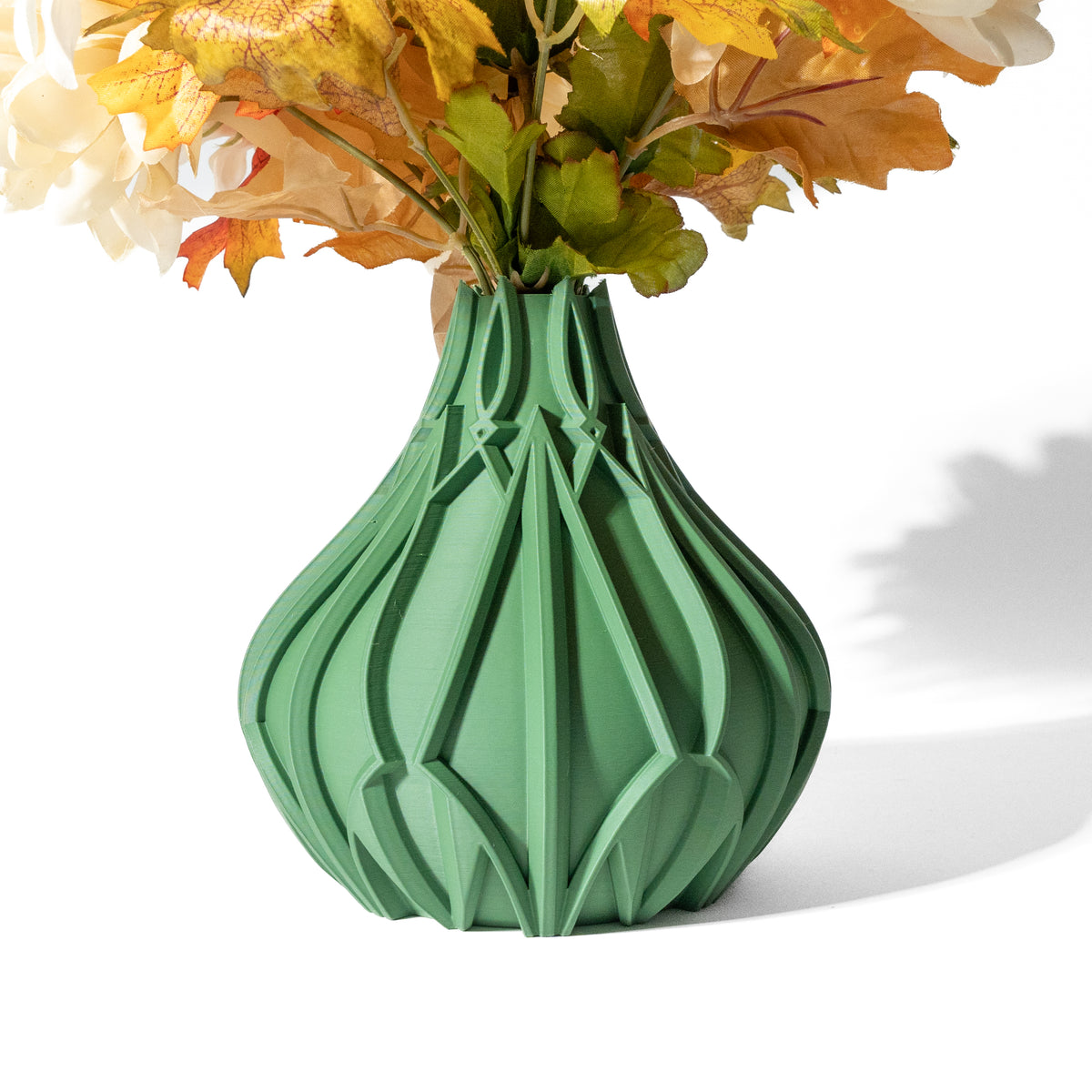 Arvin ribbed vase for flowers, product view 2