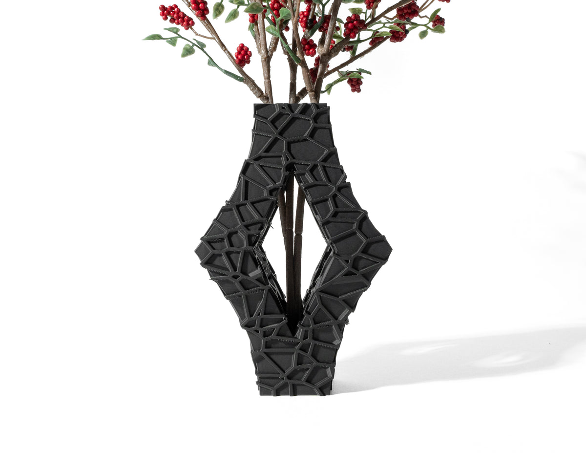 Avari geometric openwork vase for flowers, product view 6
