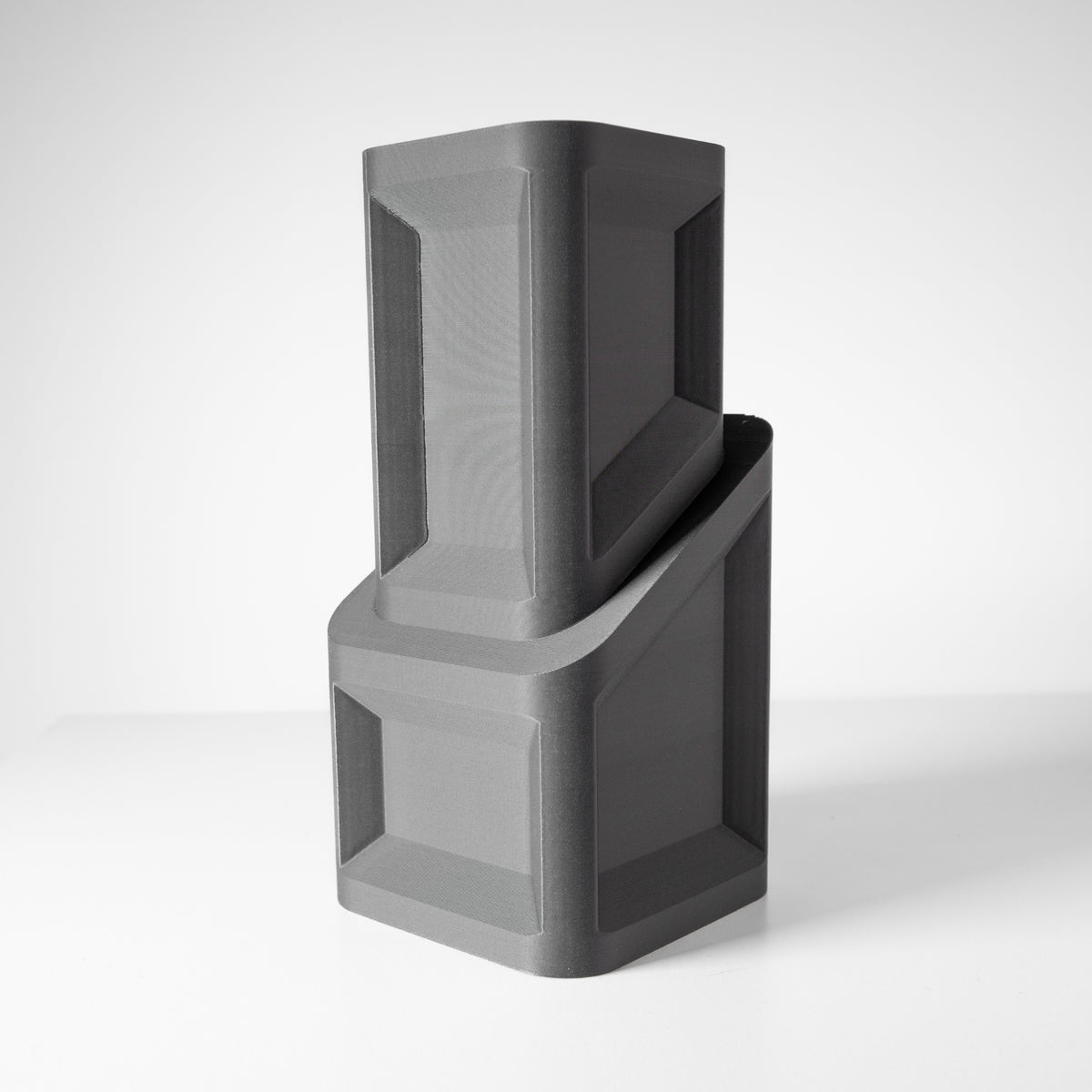 Cano stepped geometric vase for flowers, product view 5