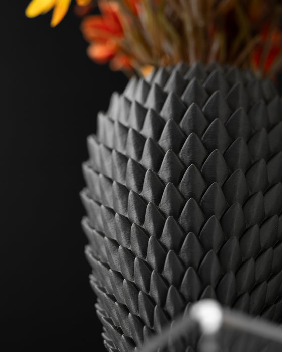 Vase for flowers "Dargonscale"  eco-friendly |  color & size options