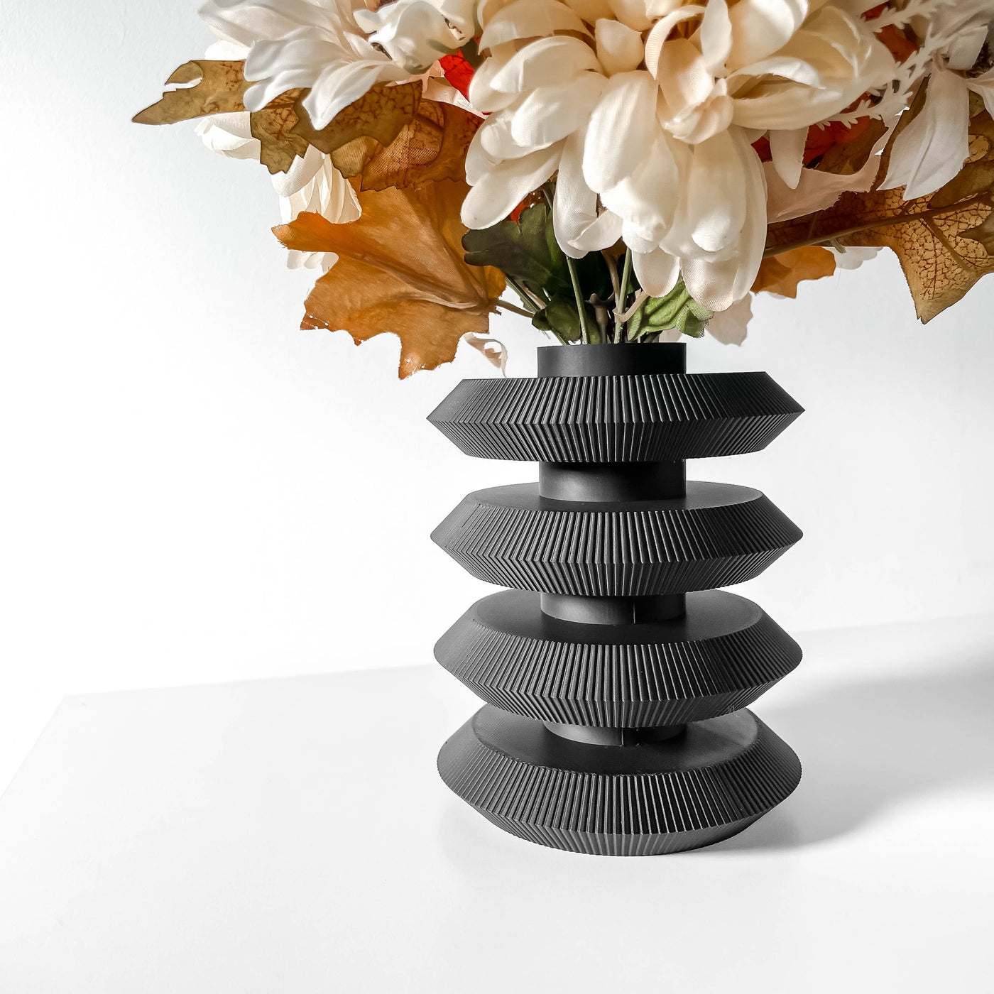 Enima geometric vase for flowers, product view 2