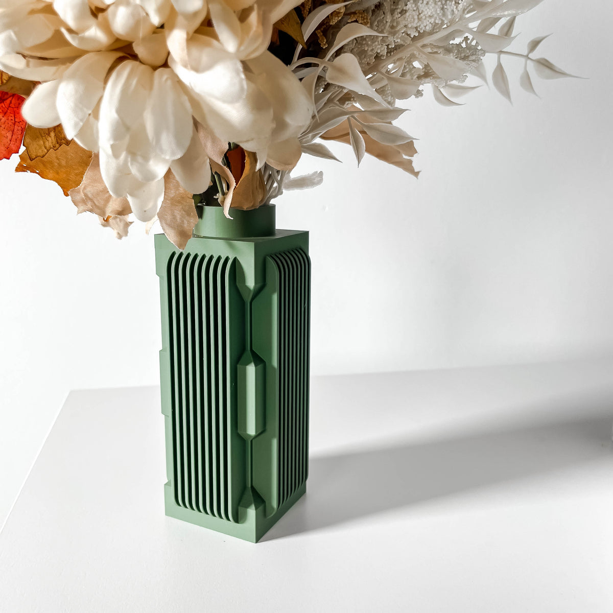 Guso geometric vase for flowers, product view 2