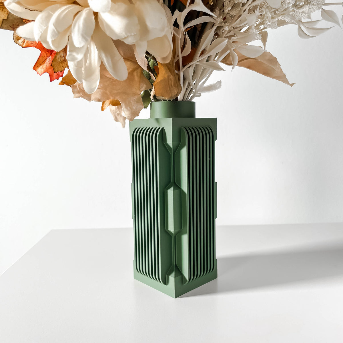 Guso geometric vase for flowers, product view 1