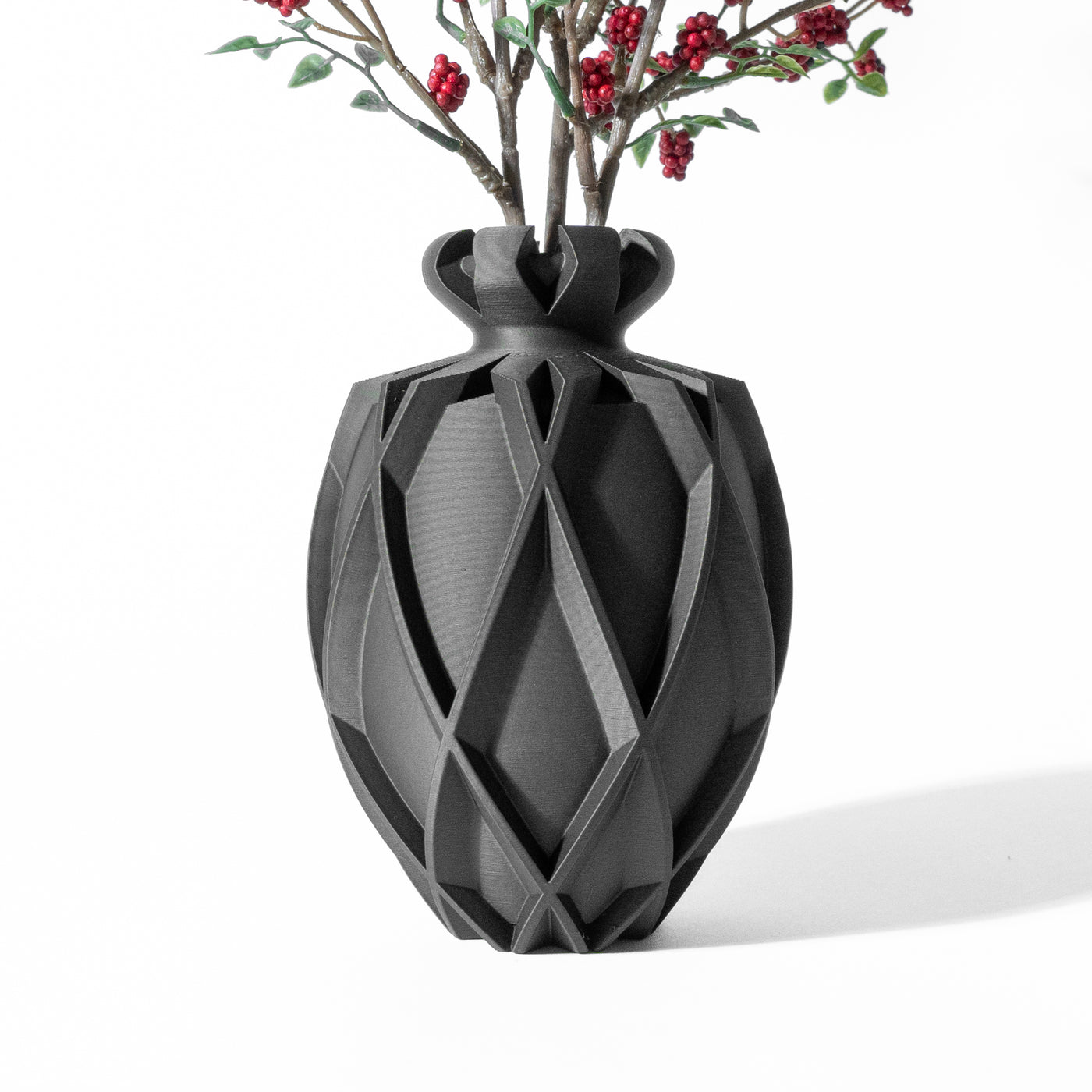 Jari spiral vase for flowers, product view 2