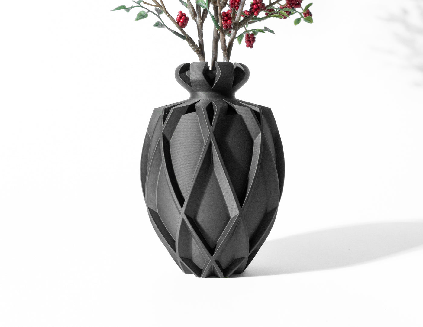 Jari spiral vase for flowers, product view 1