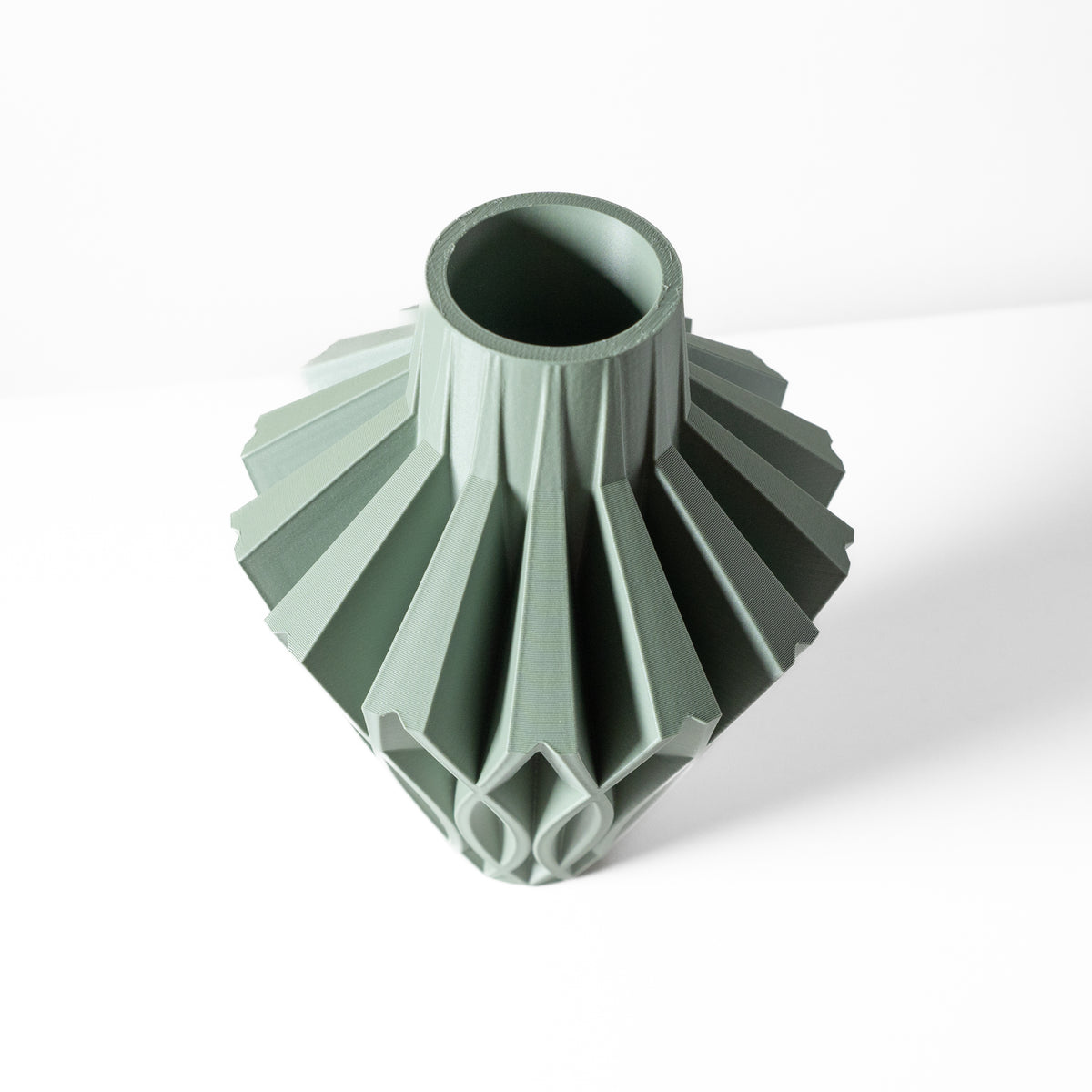 Yavero ribbed vase for flowers, product view 5