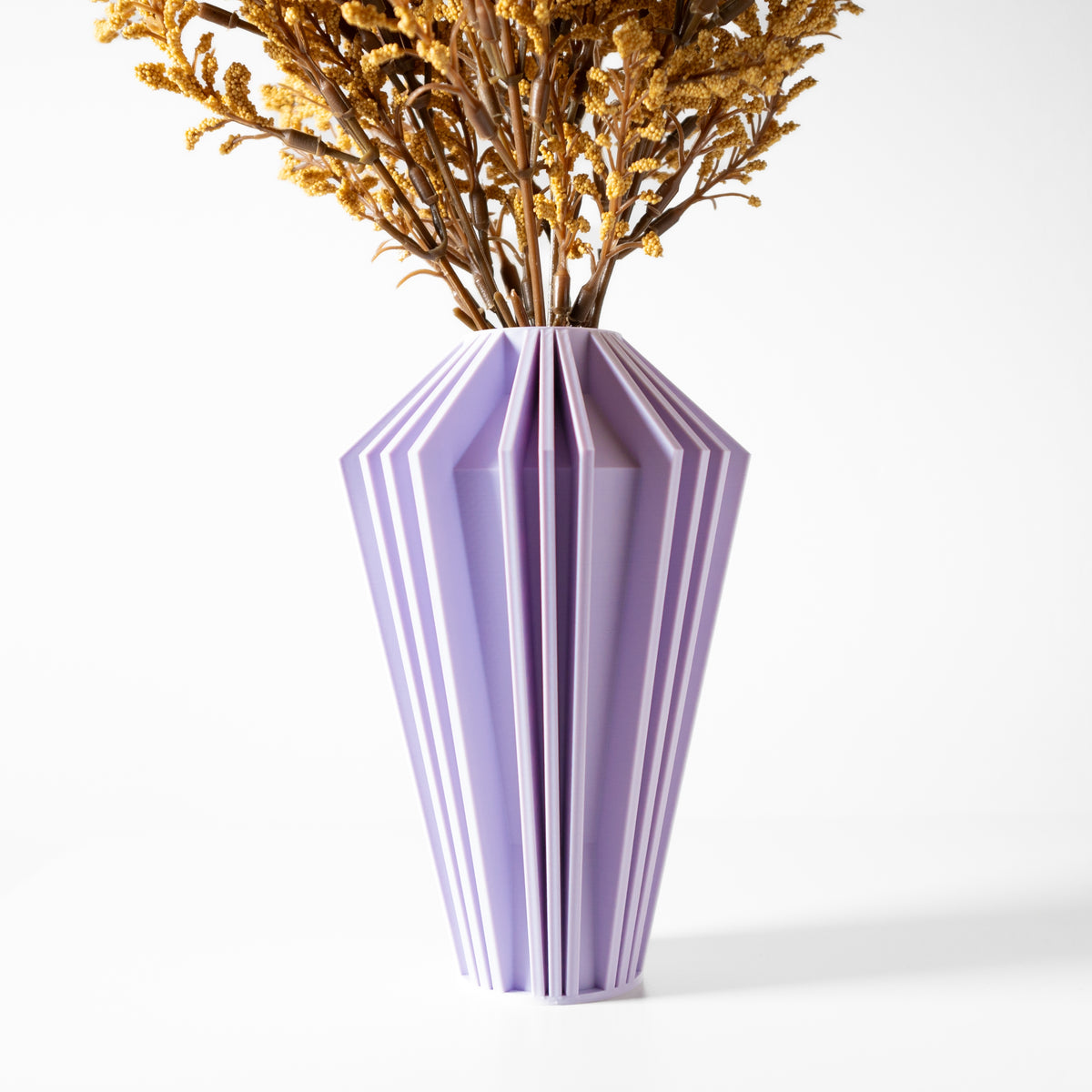 Kimi geometric vase for flowers, product view 1