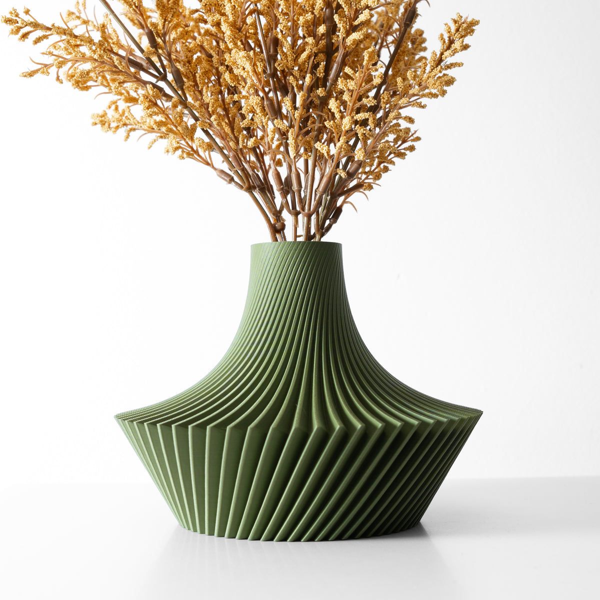 Kitan Short short wide vase for flowers, product view 2