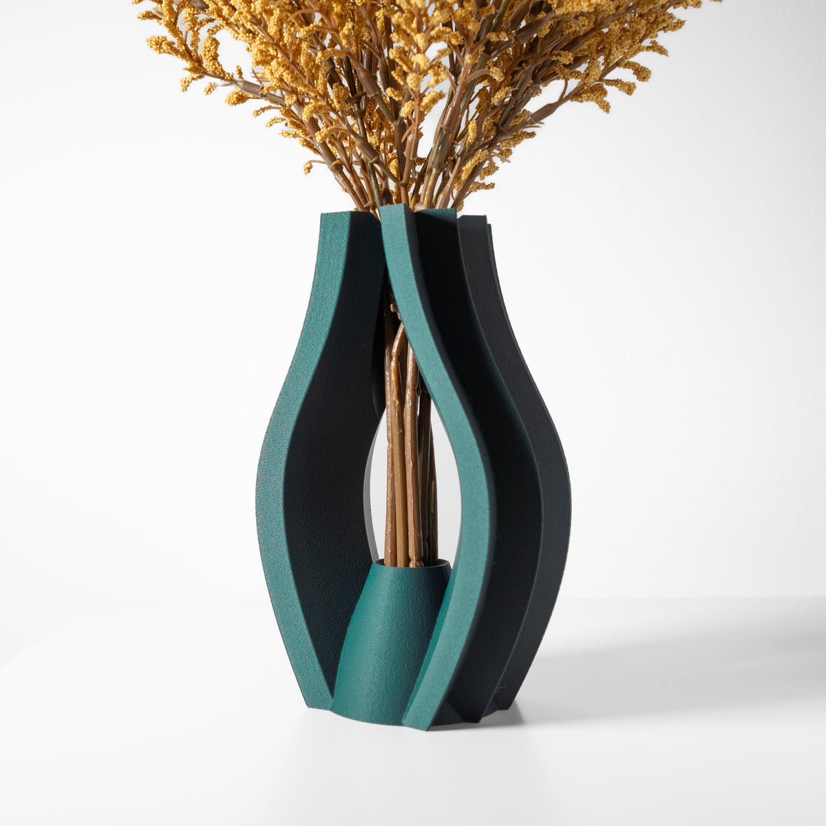 Krono geometric vase for flowers, product view 1
