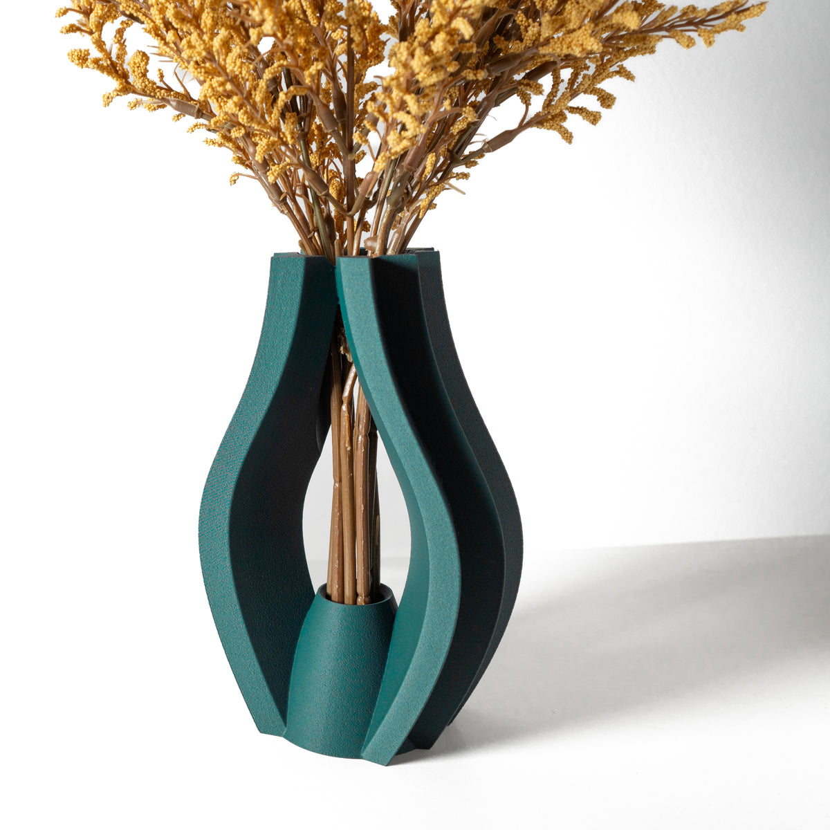 Krono geometric vase for flowers, product view 3