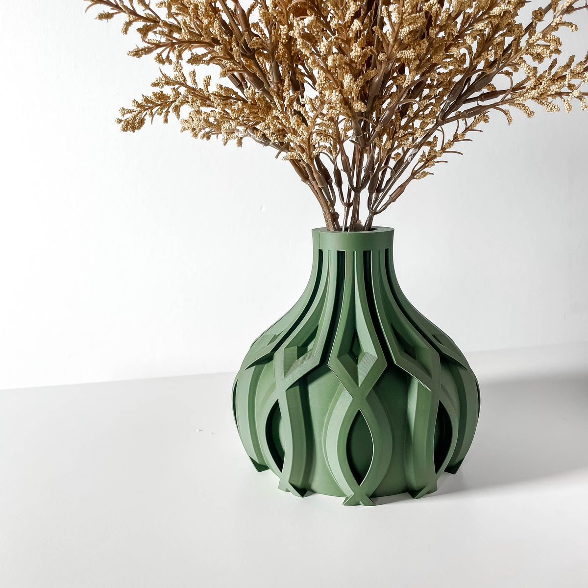 Linse geometric vase for flowers, product view 2