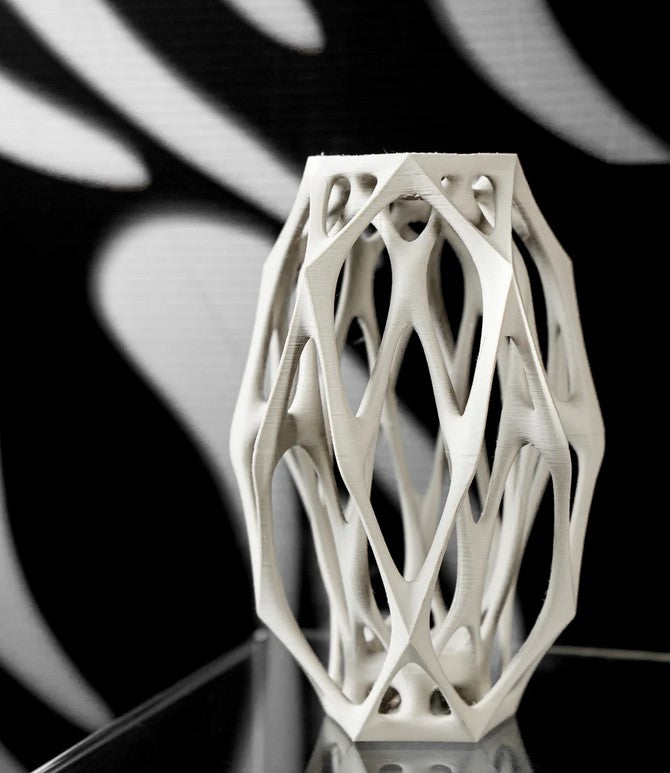 Mantis ribbed vase for flowers, product view 3