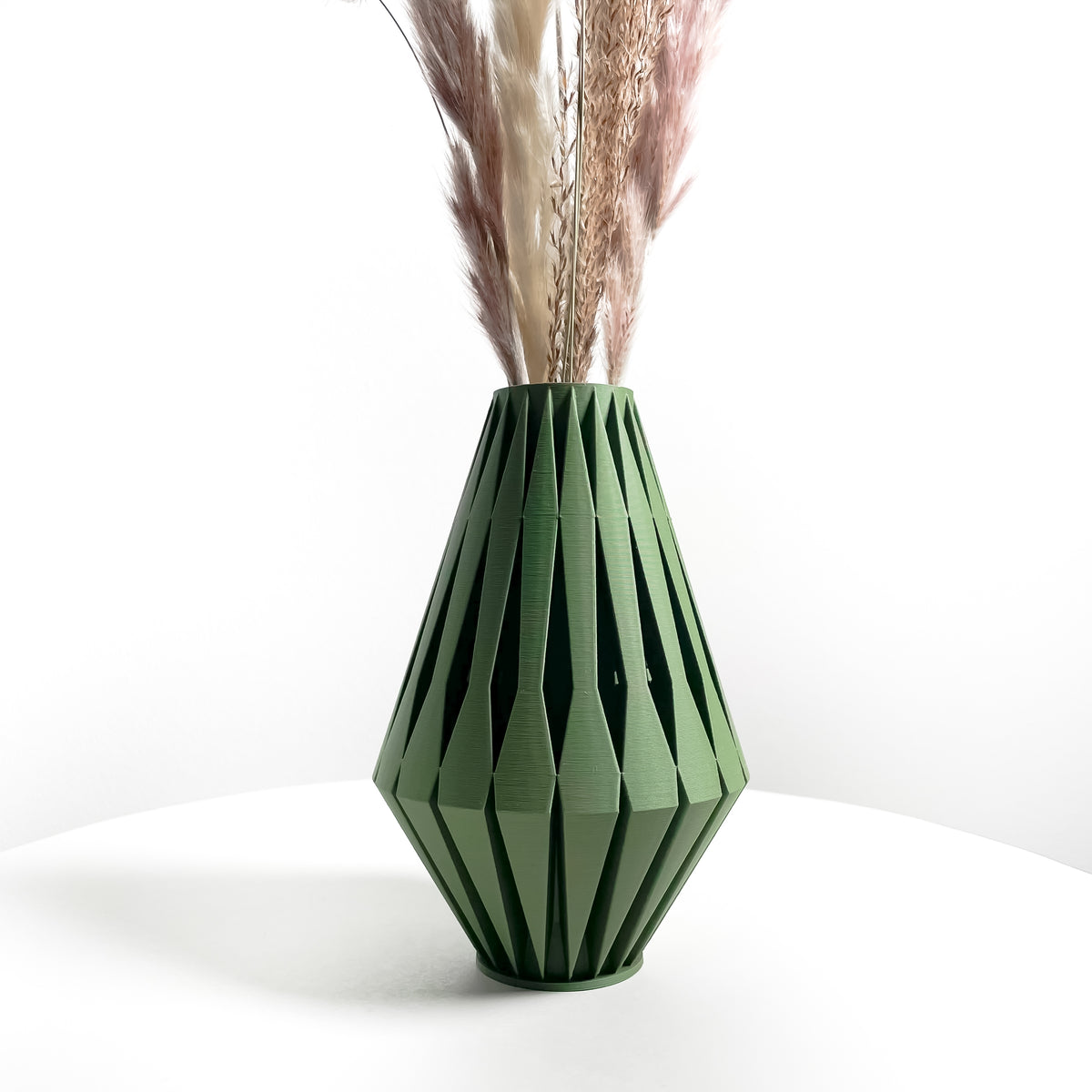 Onde geometric vase for flowers, product view 1