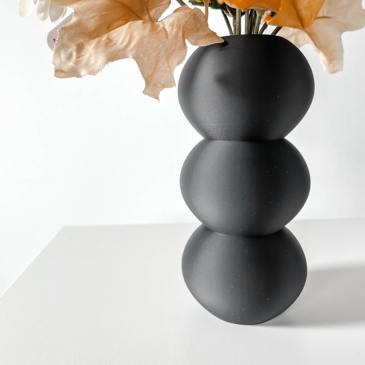 Orbos geometric vase for flowers, product view 3