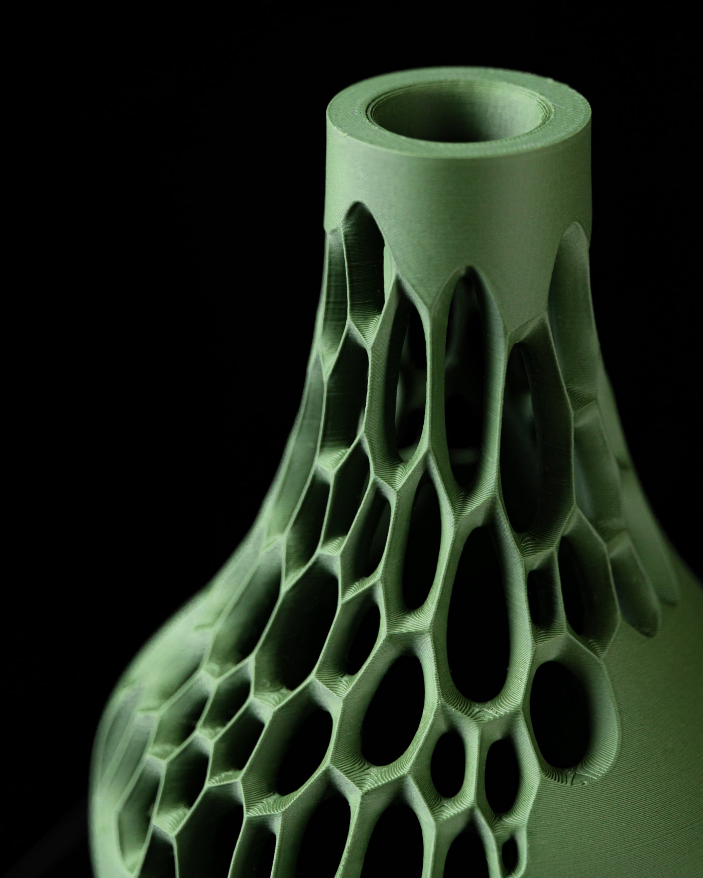 Virus openwork vase for flowers, product view 4
