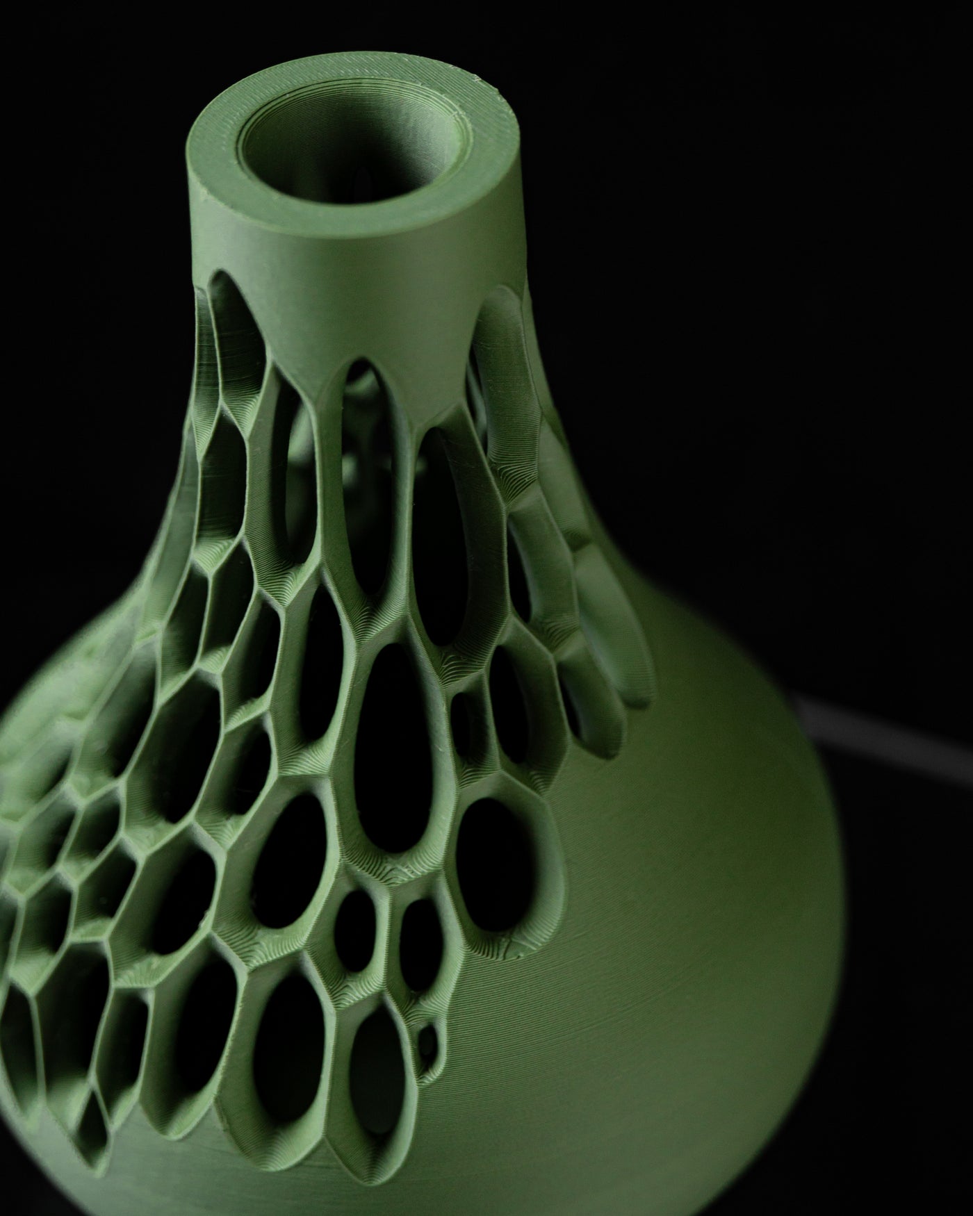 Virus openwork vase for flowers, product view 3